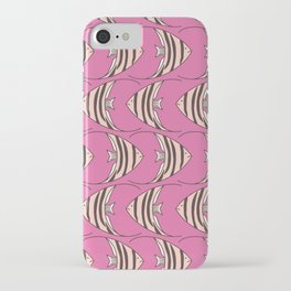 Pink Angel Fish iPhone Case