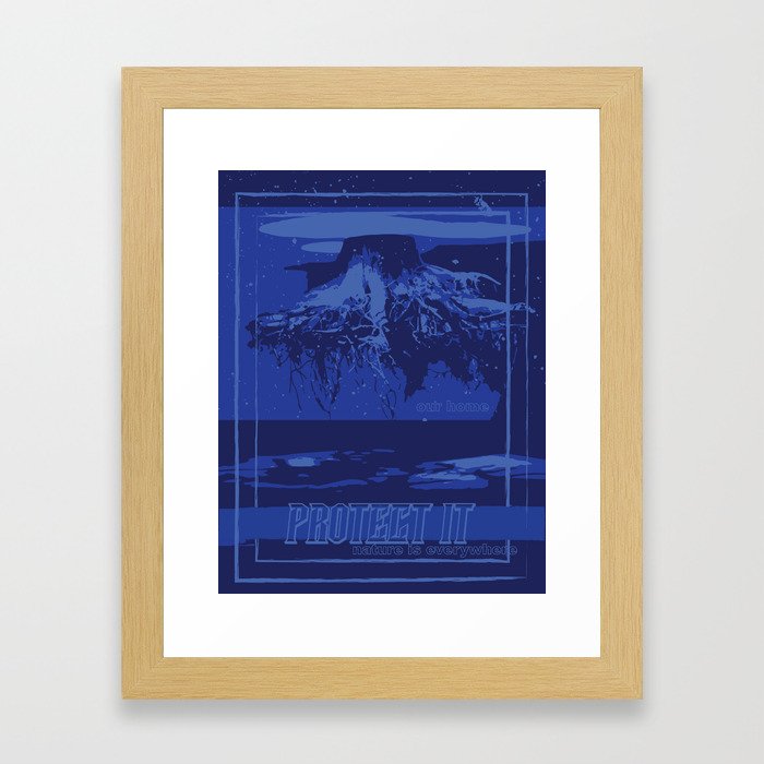 Protect Nature Framed Art Print