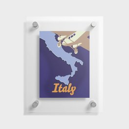 Vintage Italy travel poster. Floating Acrylic Print