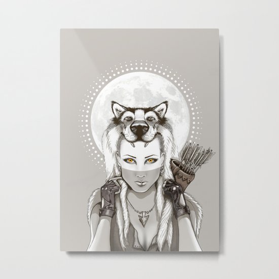 Fear Makes the Wolf... Metal Print
