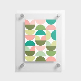 Mod Geometrics | Green Floating Acrylic Print