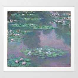 Water Lilies Monet 1905 Art Print