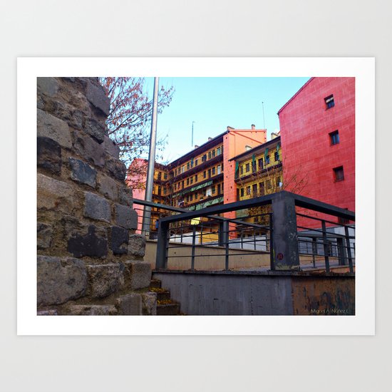 Old Town of Madrid - Lavapiés Art Print