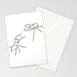 Beetle Battle Stationery Card
