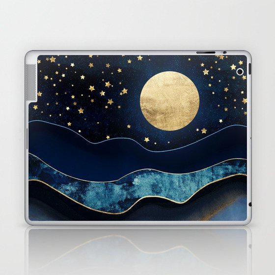 Golden Moon Laptop & iPad Skin