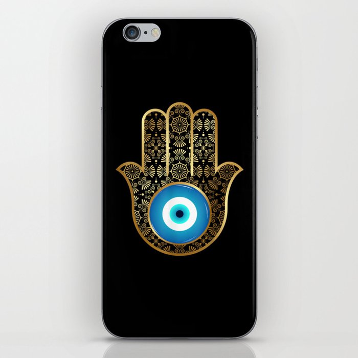 Evil Eye Amulet Hamsa Hand Mandala iPhone Skin