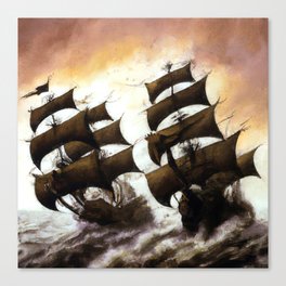 Battle on the High Seas Canvas Print