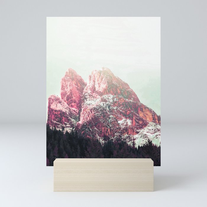 Purple Mountains  -  Nature Landscape Photography Mini Art Print