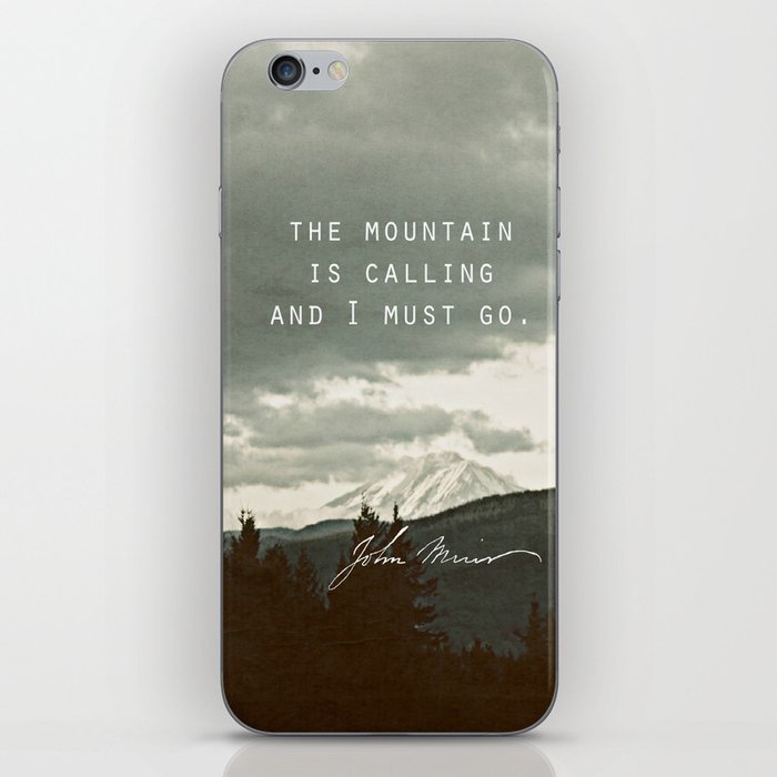 The Mountain is Calling iPhone Skin