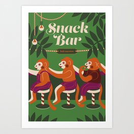 Snack Bar Art Print