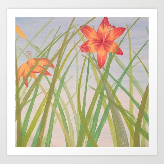 Lily Bloom Art Print