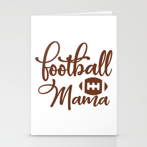 Football Mama Stationery Cards
