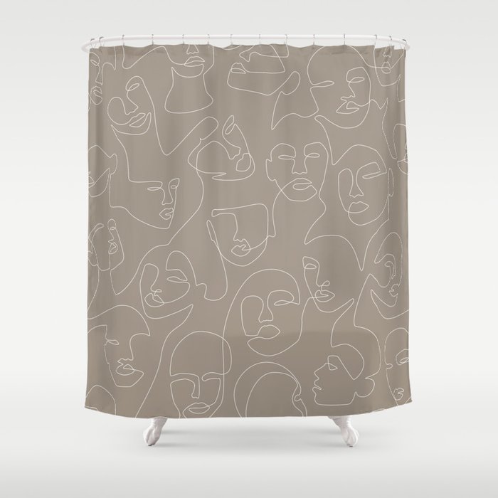 Skin Lace Shower Curtain