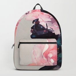 Untitled #38 Backpack | Woman, Fable, Charmed, Imagination, Surreal, Unreality, Enchanted, Flower, Delighted, Fantasia 