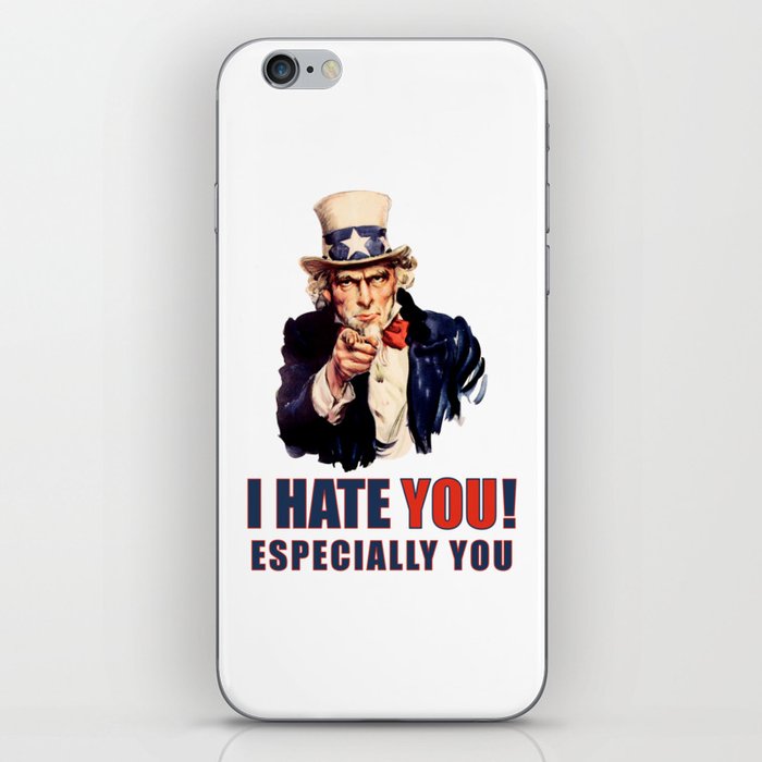 I HATE YOU! iPhone Skin