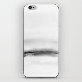 Black and White Abstract Art Modern Watercolor iPhone Skin