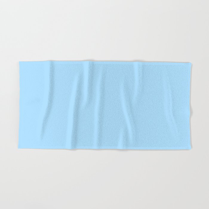 pale blue towels