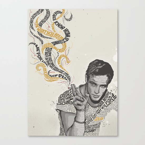 MARLON BRANDO - Quotes Art Canvas Print