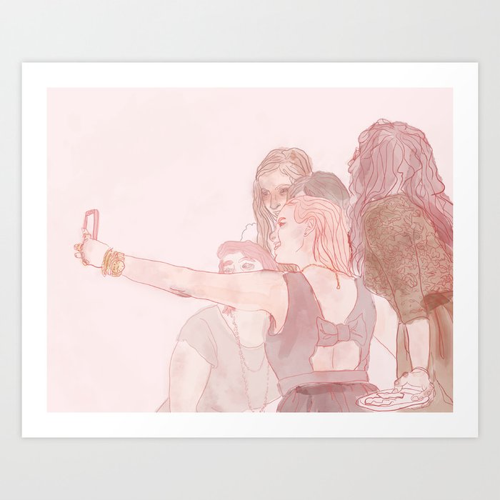 selfie Art Print