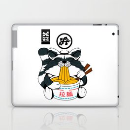 Cute Japanese Raccoon Puppet Ramen Food Tazon Laptop Skin