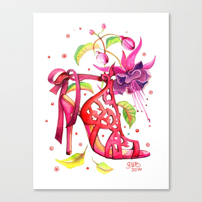shoes flowers
