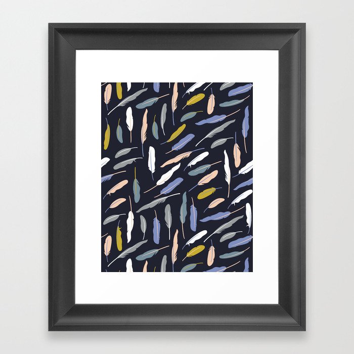 Feathers (Ripe) Framed Art Print