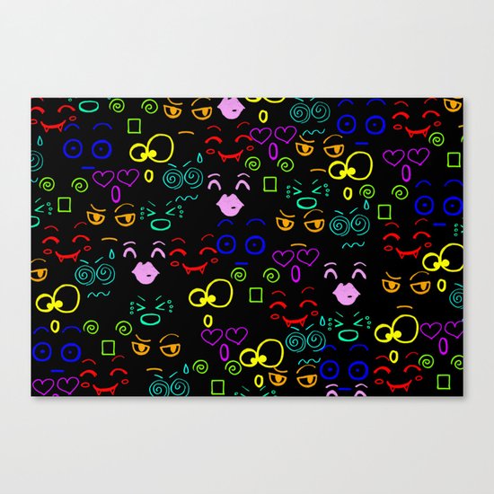 Faces Canvas Print