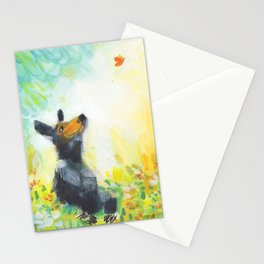 Bear with Butterfly Stationery Cards