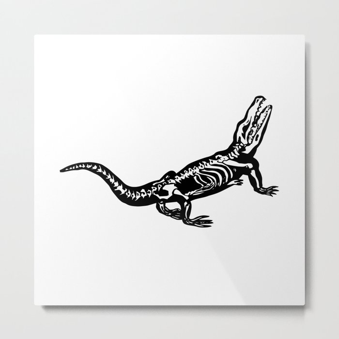 x-ray gator Metal Print