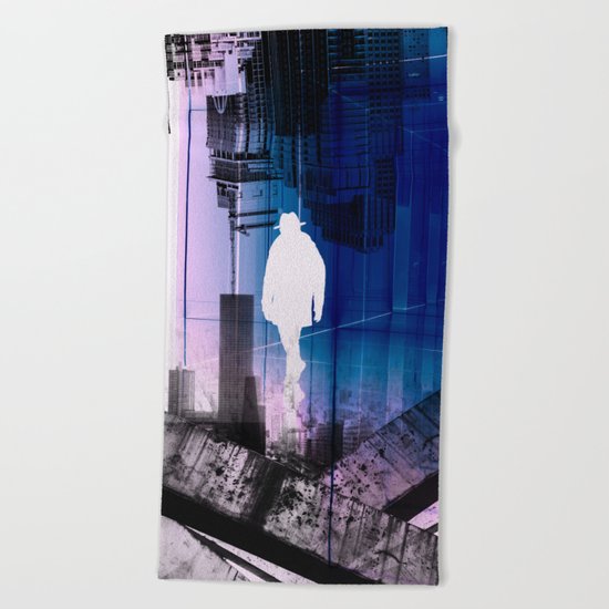 The time Traveller Beach Towel