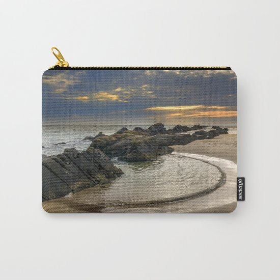 Windy Tarifa beach. Wild swiming pools. Carry-All Pouch