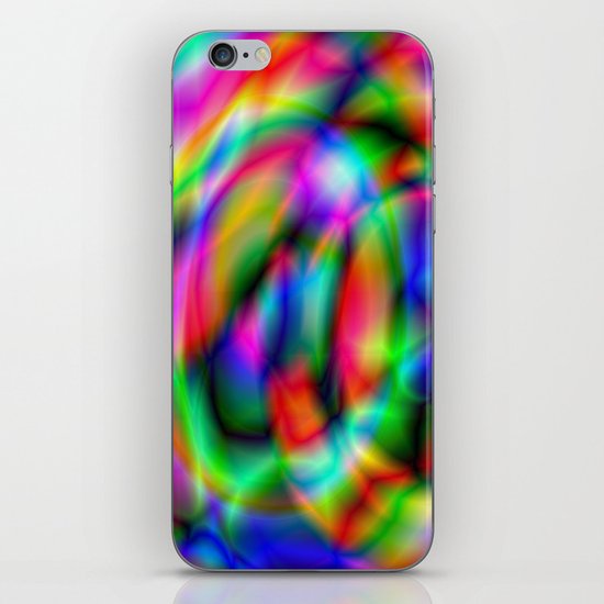 Rainbow abstract iPhone & iPod Skin
