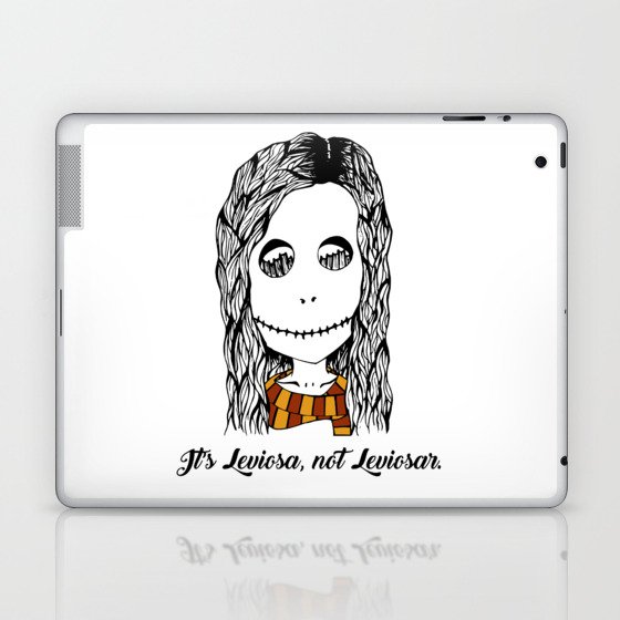 Hermione Granger Skull Leviosa Laptop & iPad Skin
