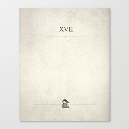 XVII: And Then She Cried Canvas Print