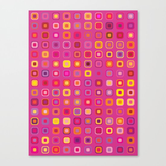 Retro in Pink Canvas Print