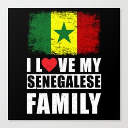 Senegalese Family Canvas Print