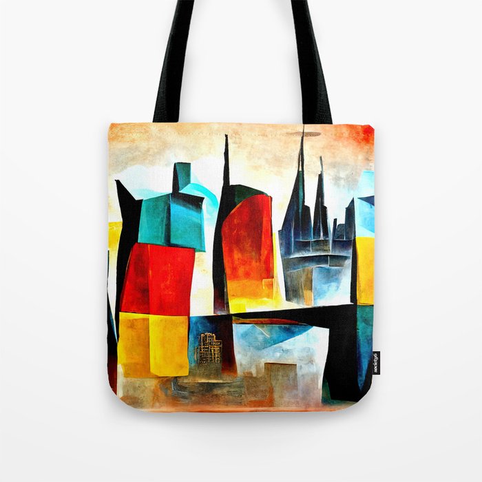 Abstract City Tote Bag