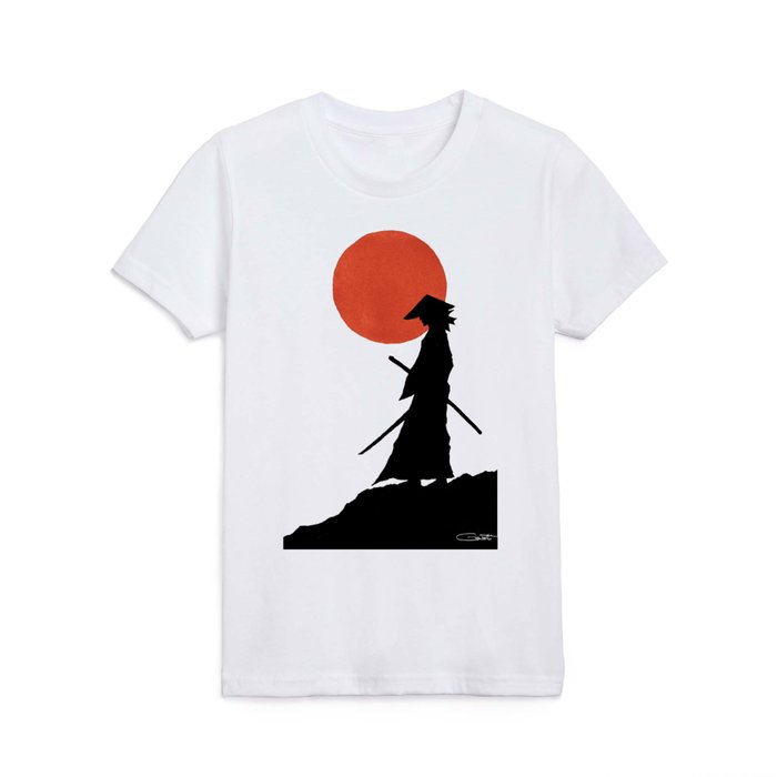 The Lone Samurai Kids T Shirt