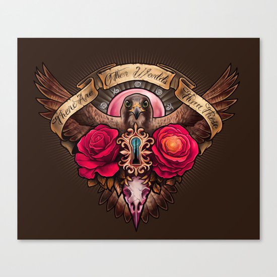 There Are Other Worlds Than These Canvas Print