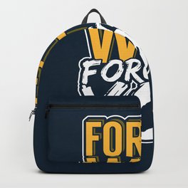 Forget who forgets you typography  Backpack