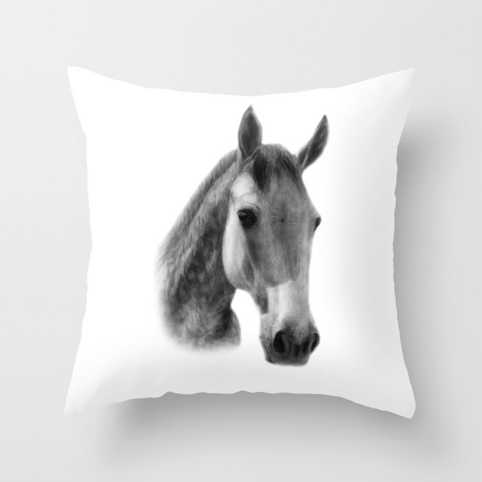 Dapple Horse Throw Pillow
