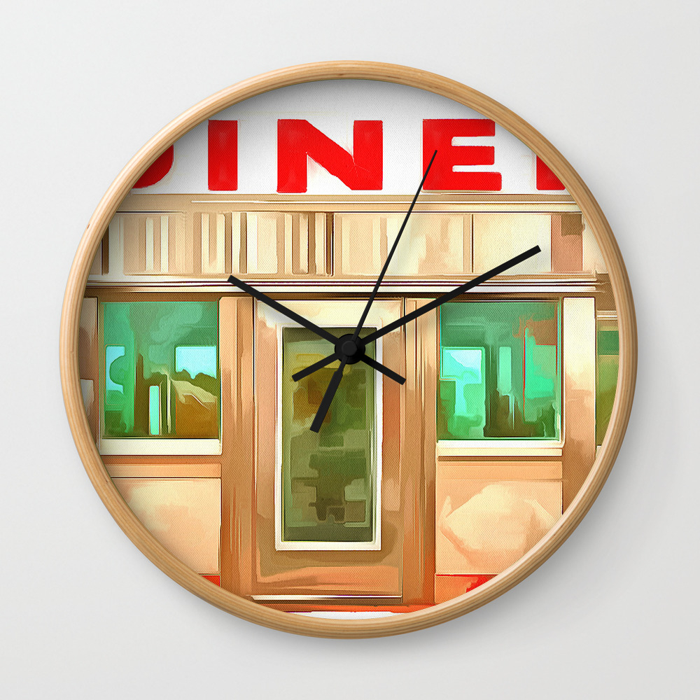 american diner clock