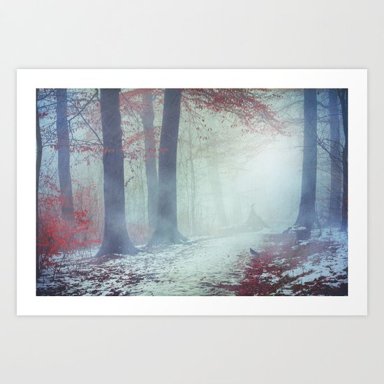 Snow Glow Art Print