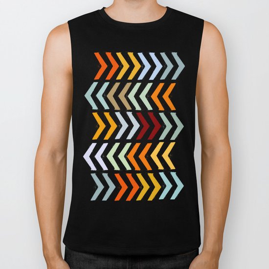 Orange Film Burn I Biker Tank