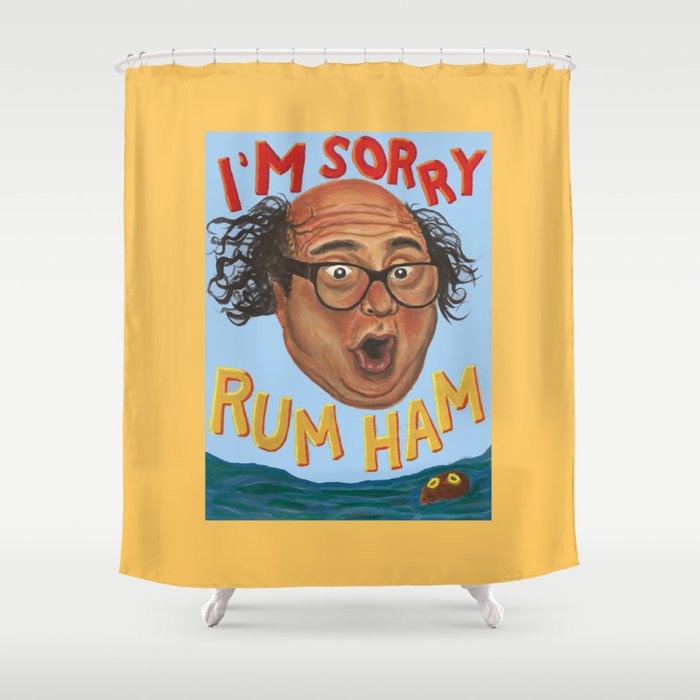 Rum Ham Shower Curtain