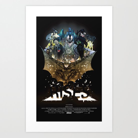 you're COLOR rises Art Print