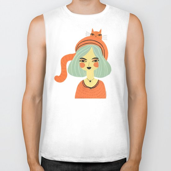 CAT BONNET Biker Tank