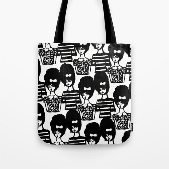 Bouffant Girls Tote Bag