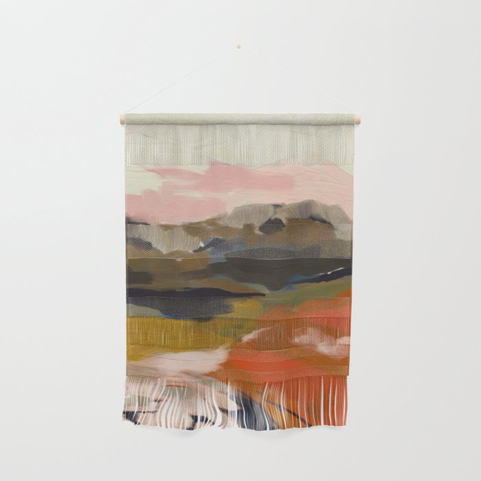 fall abstract landscape Wall Hanging