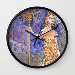 Midnight Gold Wall Clock